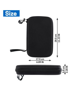 Funda Dura para Palas de Tenis de Mesa VISEMAN Vm67 - Almacenamiento 2 Palas y 4 Pelotas 2