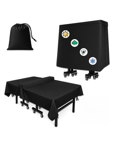Cubierta de Mesa de Ping Pong MCCKLE 2.74x1.52m Impermeable