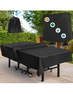 Cubierta de Mesa de Ping Pong MCCKLE 2.74x1.52m Impermeable 2