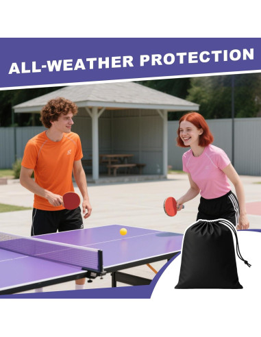 Cubierta de Mesa de Ping Pong MCCKLE 2.74x1.52m Impermeable