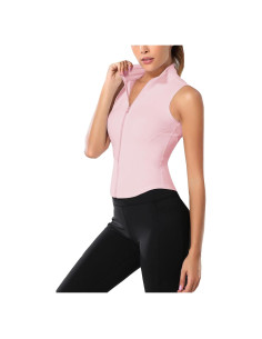 Chaqueta sin mangas de entrenamiento Flygo para mujer - Rosa XL