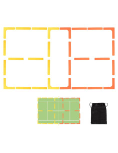 Kit de Marcadores de Cancha de Pickleball Hikeen 84pcs Antideslizante
