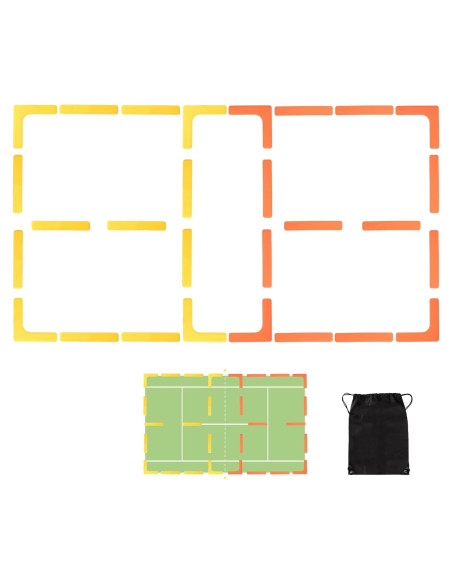Kit de Marcadores de Cancha de Pickleball Hikeen 84pcs Antideslizante