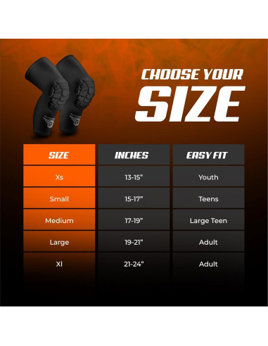 Rodilleras de Voleibol Bucwild Sports - Compresión y Antideslizante - Pequeño Blanco