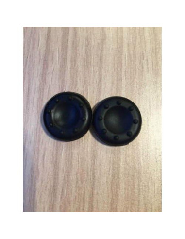 4 Tapas de Silicona Negra para Joystick PS4 PS3 360 One