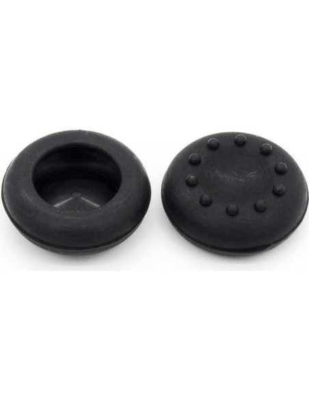 4 Tapas de Silicona Negra para Joystick PS4 PS3 360 One