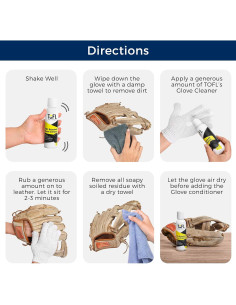 Limpiador de Guantes de Béisbol TOFL - 118 ml para Todos 2