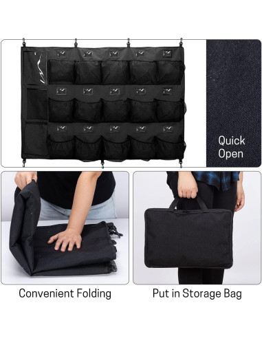 Bolsa de Casco Colgante VISEMAN para 15 Cascos de Béisbol