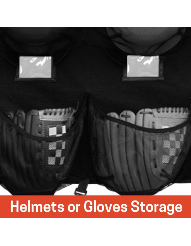 Bolsa de Casco Colgante VISEMAN para 15 Cascos de Béisbol