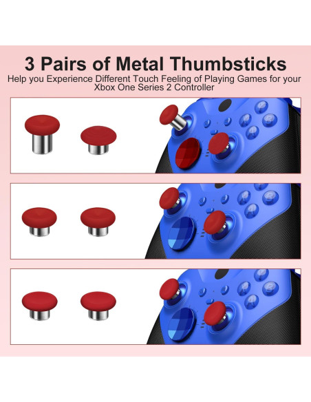 Palancas Metálicas HaeBorl para Xbox Elite Series 2, 13 en 1