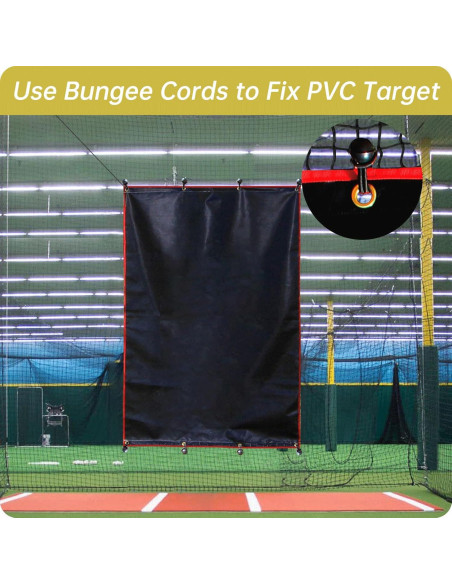 Gagalileo Protector de Béisbol y Softbol 4x6 Pies PVC Resistente