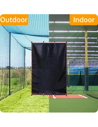 Gagalileo Protector de Béisbol y Softbol 4x6 Pies PVC Resistente