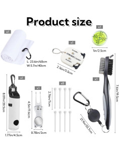 Kit de Accesorios de Golf 13 Piezas qztavyni - Unisex 2