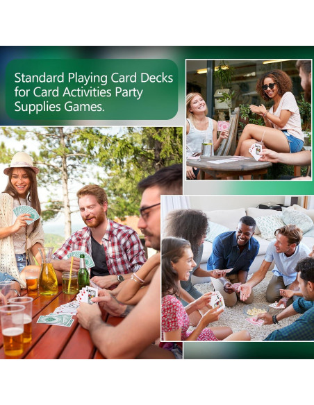 Barajas de Cartas Estándar Zubebe 24 Pcs Estilo Espadas