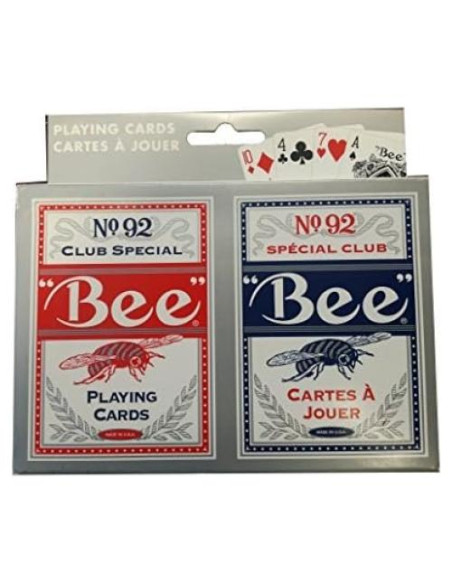Barajas de Juego Bee No.92 Club Special - 2 Barajas