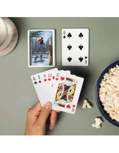 Baraja de Cartas Montaje de Leñador Lantern Press - 52 Piezas 2