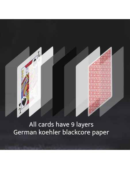 Cartas de Juego Rokt&razo Texturizadas 4 Barajas Estándar Jumbo