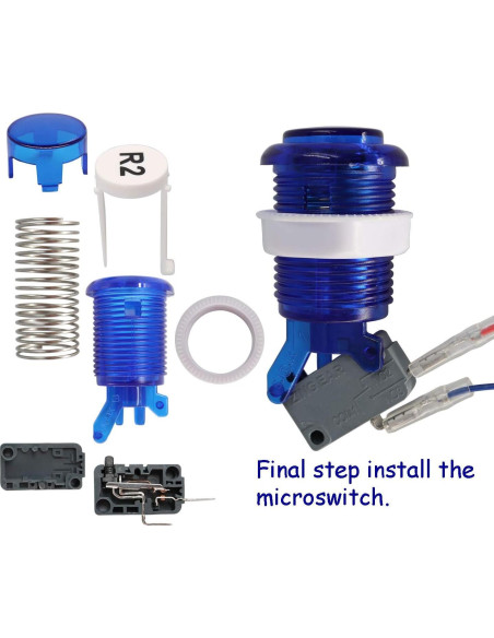 Kit Controlador Arcade 2 Jugadores SJ@JX USB para PC