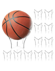 Soporte de Pelota Acrílico Lyellfe - 12 Unidades 8.89x8.89x6.35cm