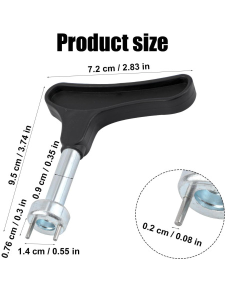Llave para Picos de Zapatos de Golf Gosknor - Ergonomía y Durabilidad