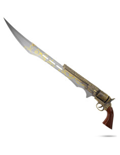 Espada Revolver Decorativa Master USA 68.58 cm Acero Inoxidable 2