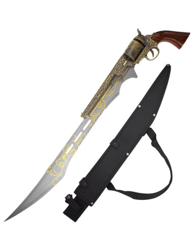 Espada Revolver Decorativa Master USA 68.58 cm Acero Inoxidable