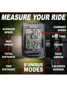 CATEYE Velo Inalámbrica - Ciclocomputador para Bicicleta 2