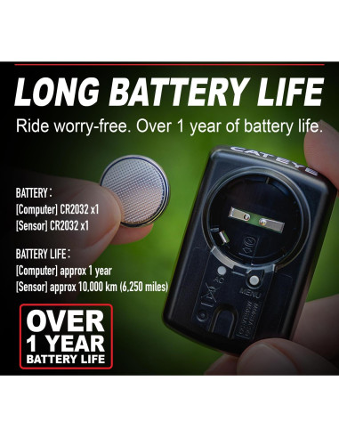 CATEYE Velo Inalámbrica - Ciclocomputador para Bicicleta
