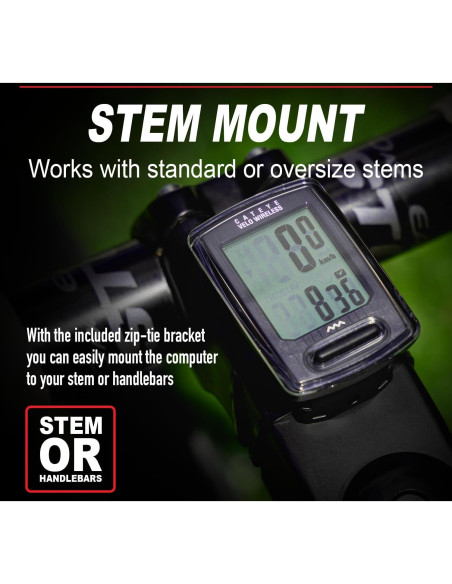 CATEYE Velo Inalámbrica - Ciclocomputador para Bicicleta