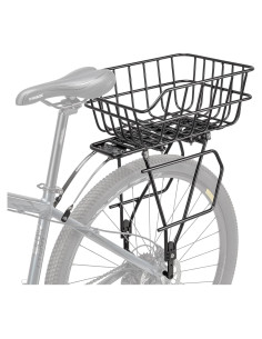 Soporte trasero para bicicleta CXWXC con cesta - 27 kg