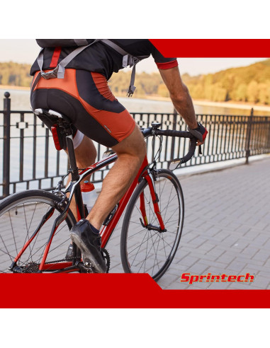 Espejo Convexo para Bicicleta Sprintech XL Negro - Montaje en Manillar