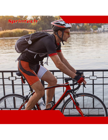 Espejo Convexo para Bicicleta Sprintech XL Negro - Montaje en Manillar