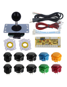 Controlador Arcade SJ@JX Joystick 4/8 Vías USB para PC