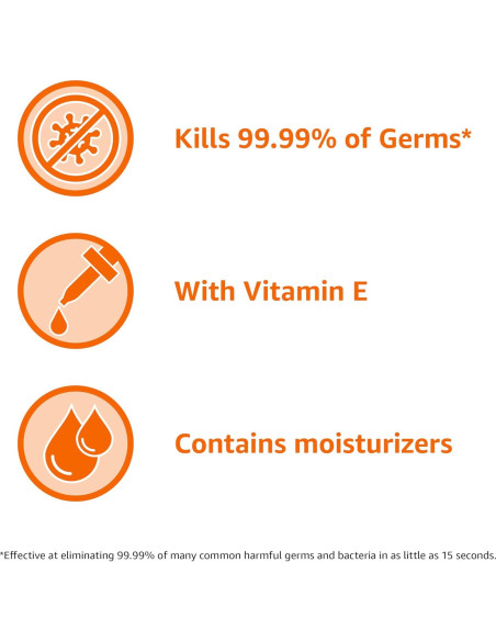 Desinfectante de manos Amazon Basics 2 litros 62% alcohol
