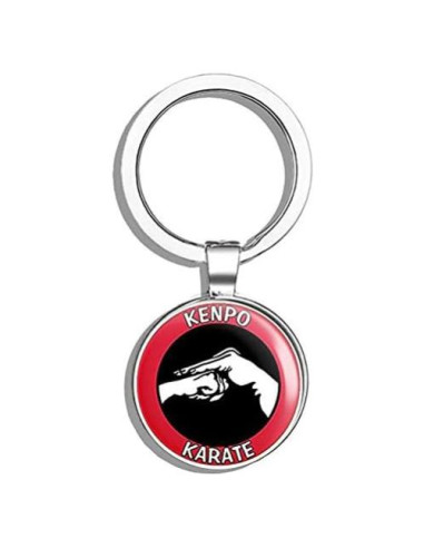 Llavero de Metal Redondo HJ Media con Diseño 3D 3.3 cm