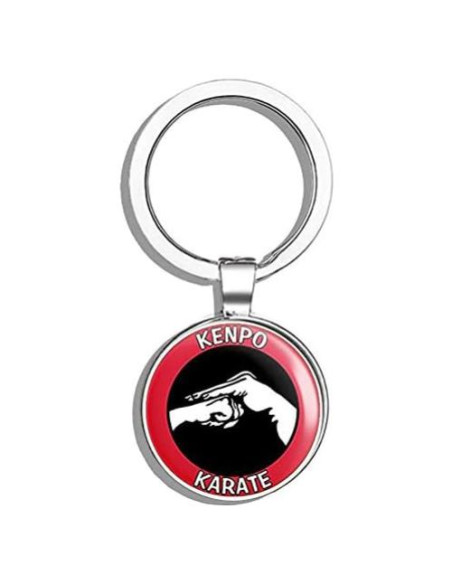 Llavero de Metal Redondo HJ Media con Diseño 3D 3.3 cm