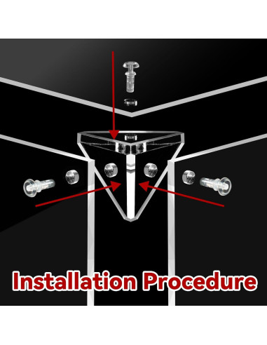 Estuche de exhibición para guantes de MMA Cyiwniao acrílico