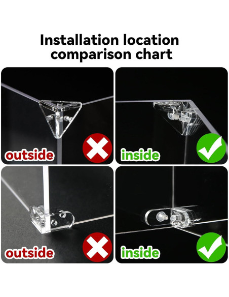 Estuche de exhibición para guantes de MMA Cyiwniao acrílico