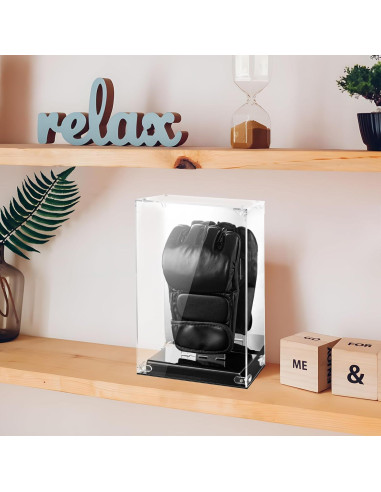 Estuche de exhibición para guantes de MMA Cyiwniao acrílico