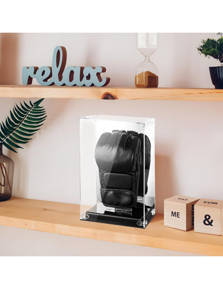 Estuche de exhibición para guantes de MMA Cyiwniao acrílico