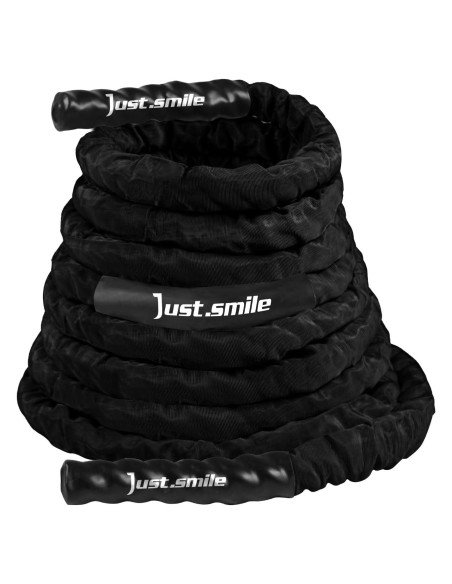 Cuerda de Batalla Just.smile 9.14m x 3.81cm para Fitness