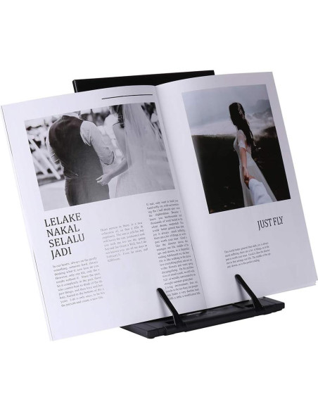 Soporte de Documentos Ajustable KLOUD City Negro 7 Posiciones