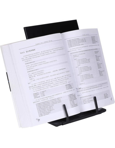 Soporte de Documentos Ajustable KLOUD City Negro 7 Posiciones