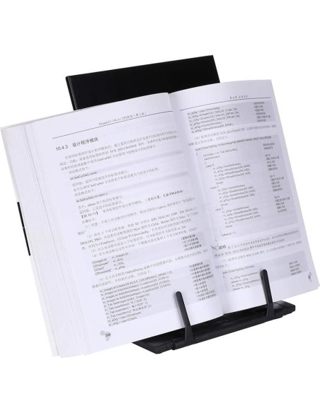 Soporte de Documentos Ajustable KLOUD City Negro 7 Posiciones