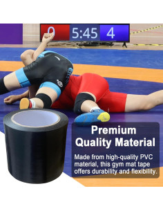 Cinta Adhesiva para Tapete de Lucha SPNKMJUJ 10 cm x 33 m 2