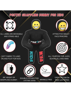 Muñeco de Grappling POZTEV 3 pies para Niños - Entrenamiento MMA 2
