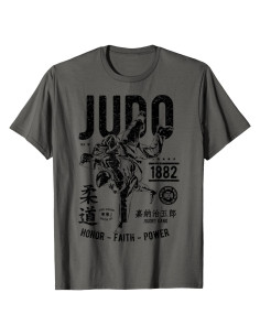Camiseta de Judo Retro Vintage Ropa y Accesorios 136g