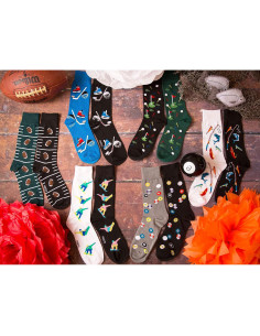 Calcetines Crew Foozys para Hombres - 2 Pares, Talla 4-10 2