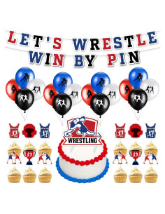 Set de Decoración de Fiesta Lucha Libre VioraWhite 31 Pcs
