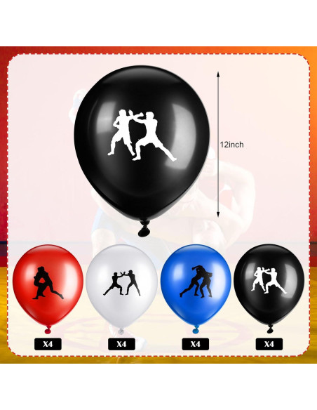 Set de Decoración de Fiesta Lucha Libre VioraWhite 31 Pcs